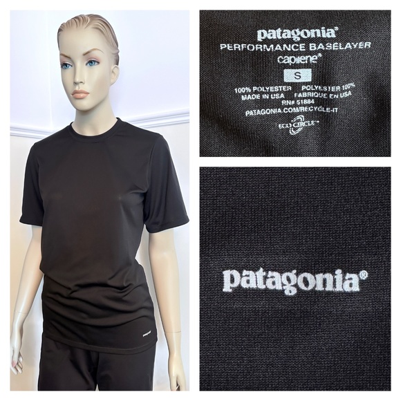 Patagonia Capilene black t-shirt - Picture 1 of 11